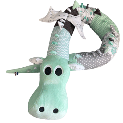 Gaston le dragon - Jungle éléphant menthe