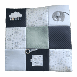Tapis d'éveil sensoriel - Éléphant Marine