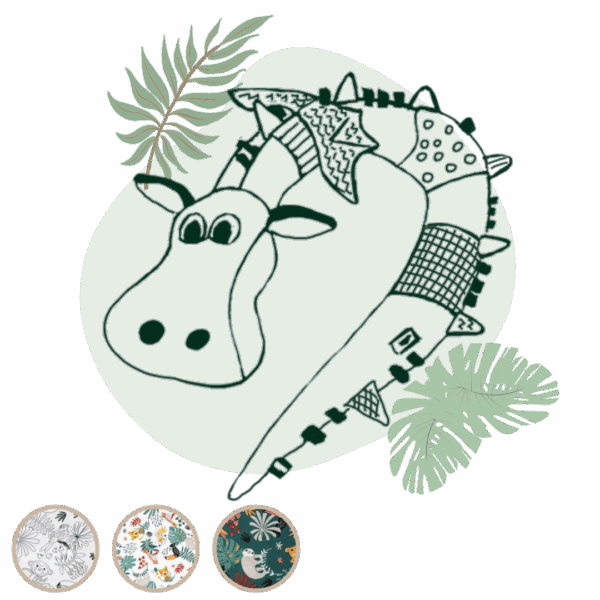 Gaston le dragon Jungle personnalisable