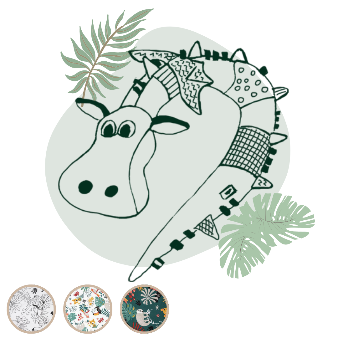 Gaston le dragon Jungle personnalisable