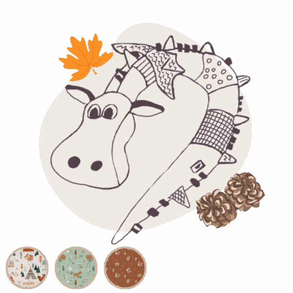 Gaston le dragon Forêt personnalisable