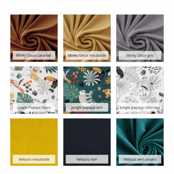 Tapis d'éveil sensoriel Jungle personnalisable – Image 4
