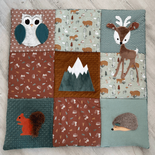 Tapis d'éveil sensoriel Forêt personnalisable – Image 9