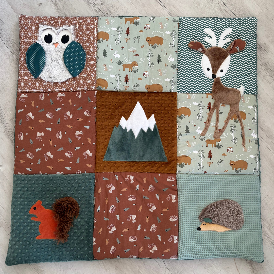 Tapis d'éveil sensoriel Forêt personnalisable – Image 9