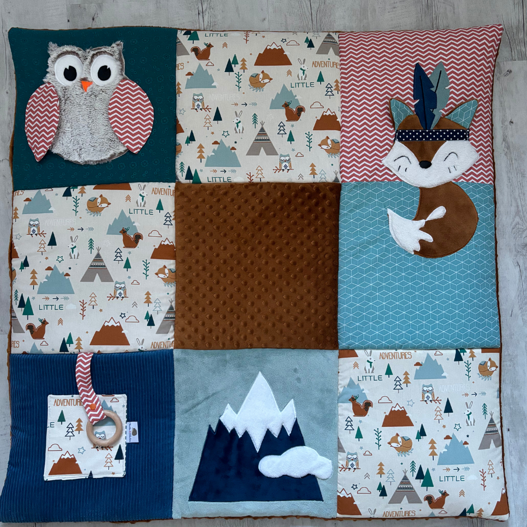Tapis d'éveil sensoriel Forêt personnalisable – Image 7