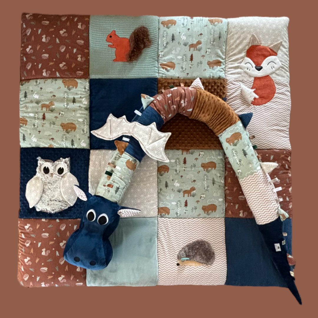 Tapis d'éveil sensoriel Forêt personnalisable – Image 6