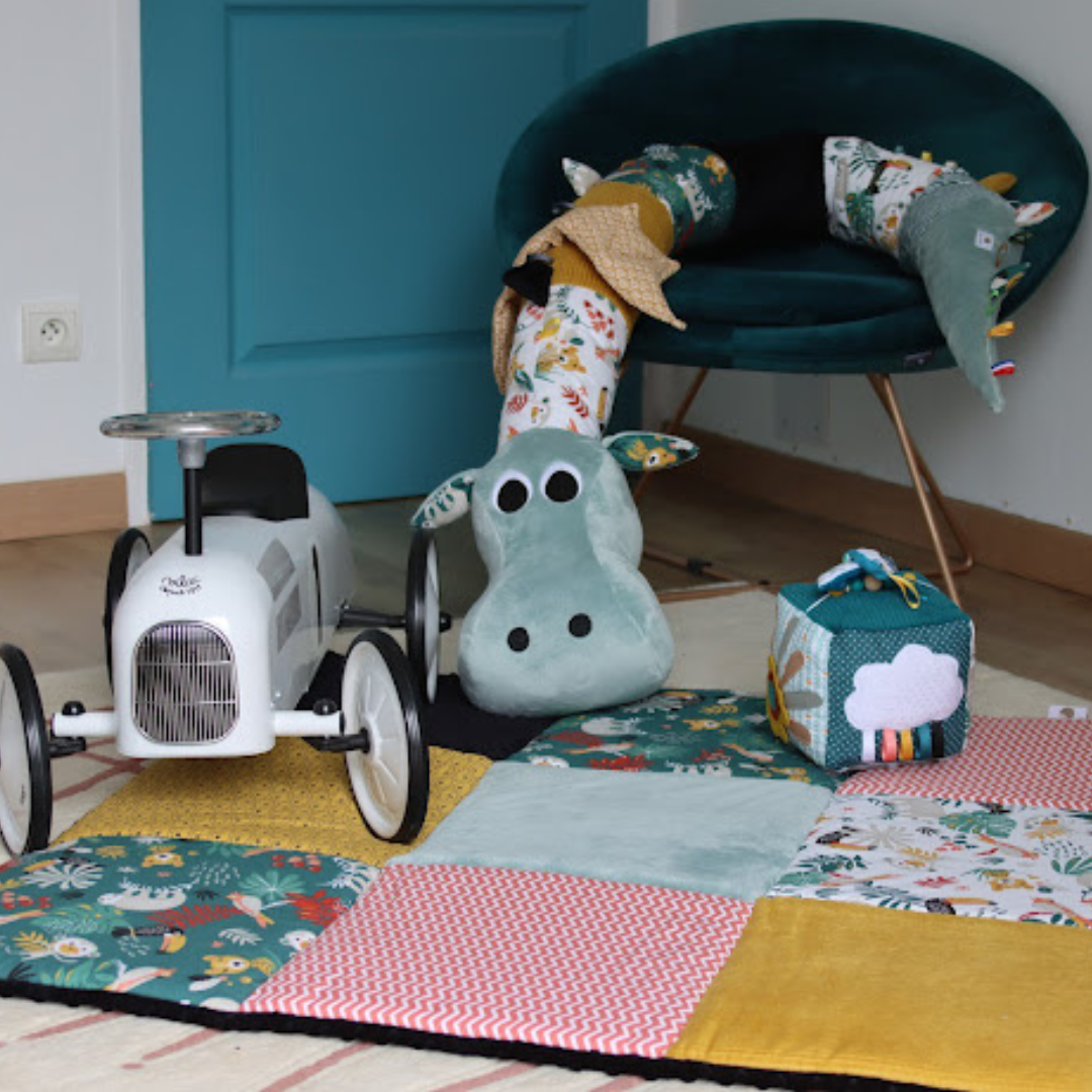 Tapis d'éveil sensoriel Jungle personnalisable – Image 6