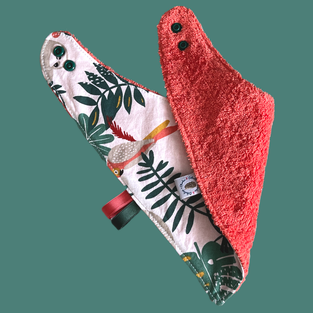 Bavoir bandana jungle personnalisable – Image 3