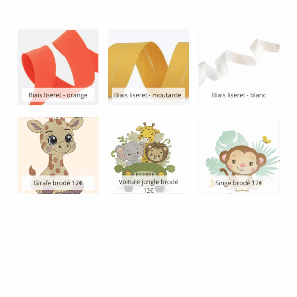 Panier et lingettes jungle personnalisable – Image 4