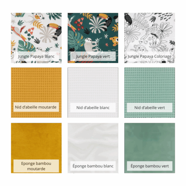Panier et lingettes jungle personnalisable – Image 3