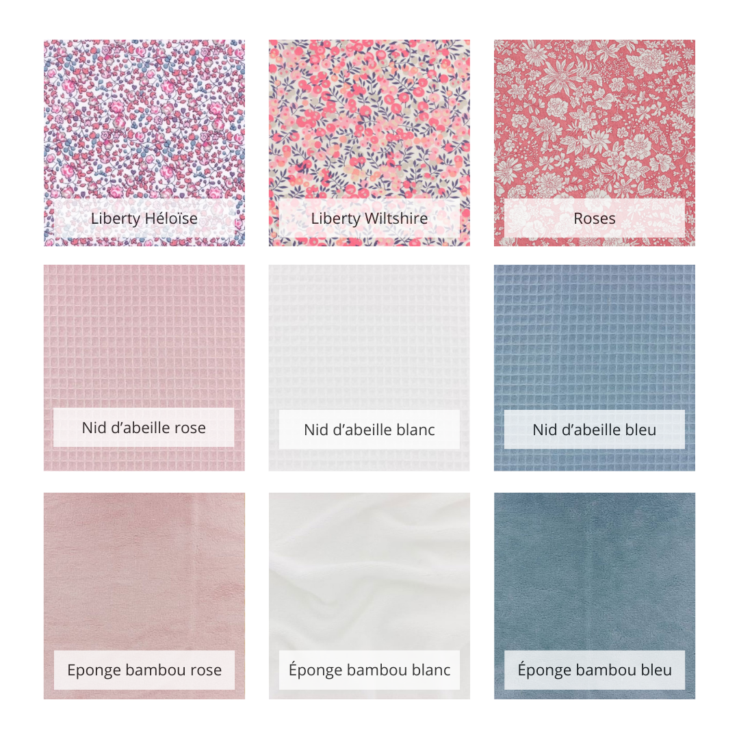 Panier et lingettes liberty personnalisable – Image 3