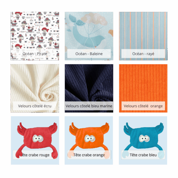 Cartable enfant océan personnalisable – Image 3