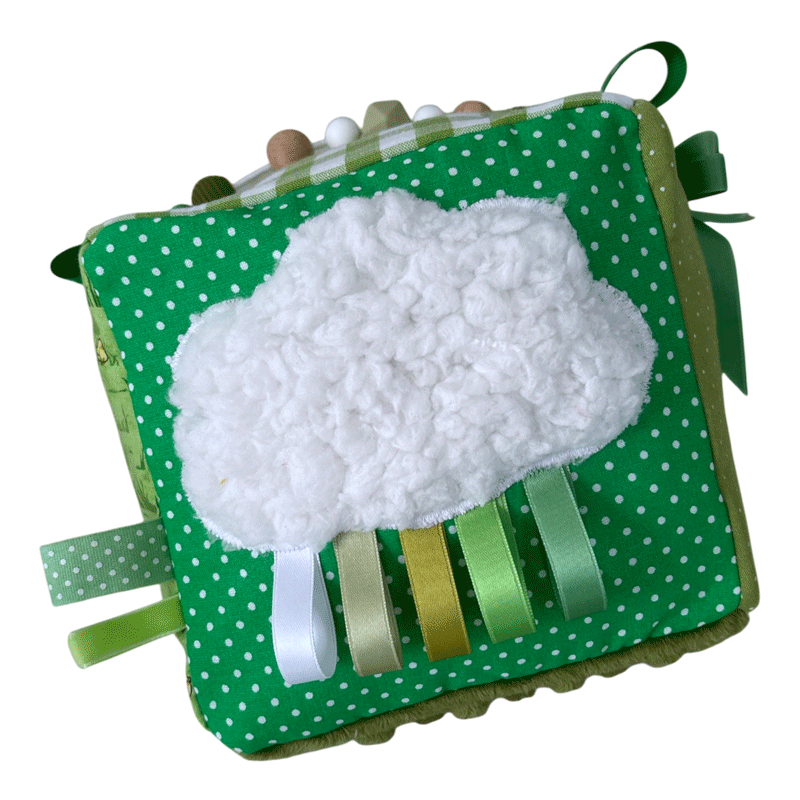 Cube d'activité sensorielle - Pâques - Vert – Image 2