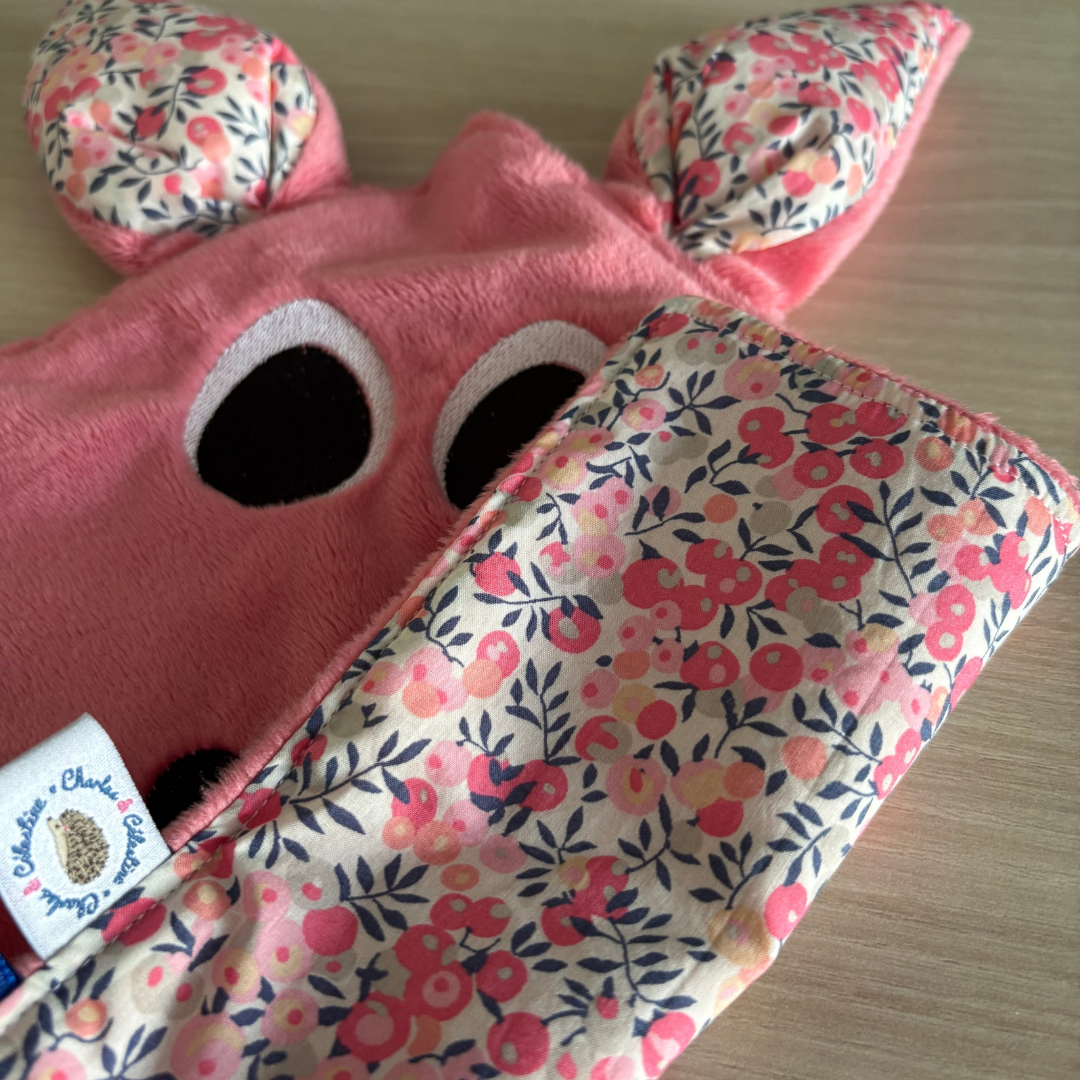 Doudou plat bébé Liberty personnalisable – Image 6