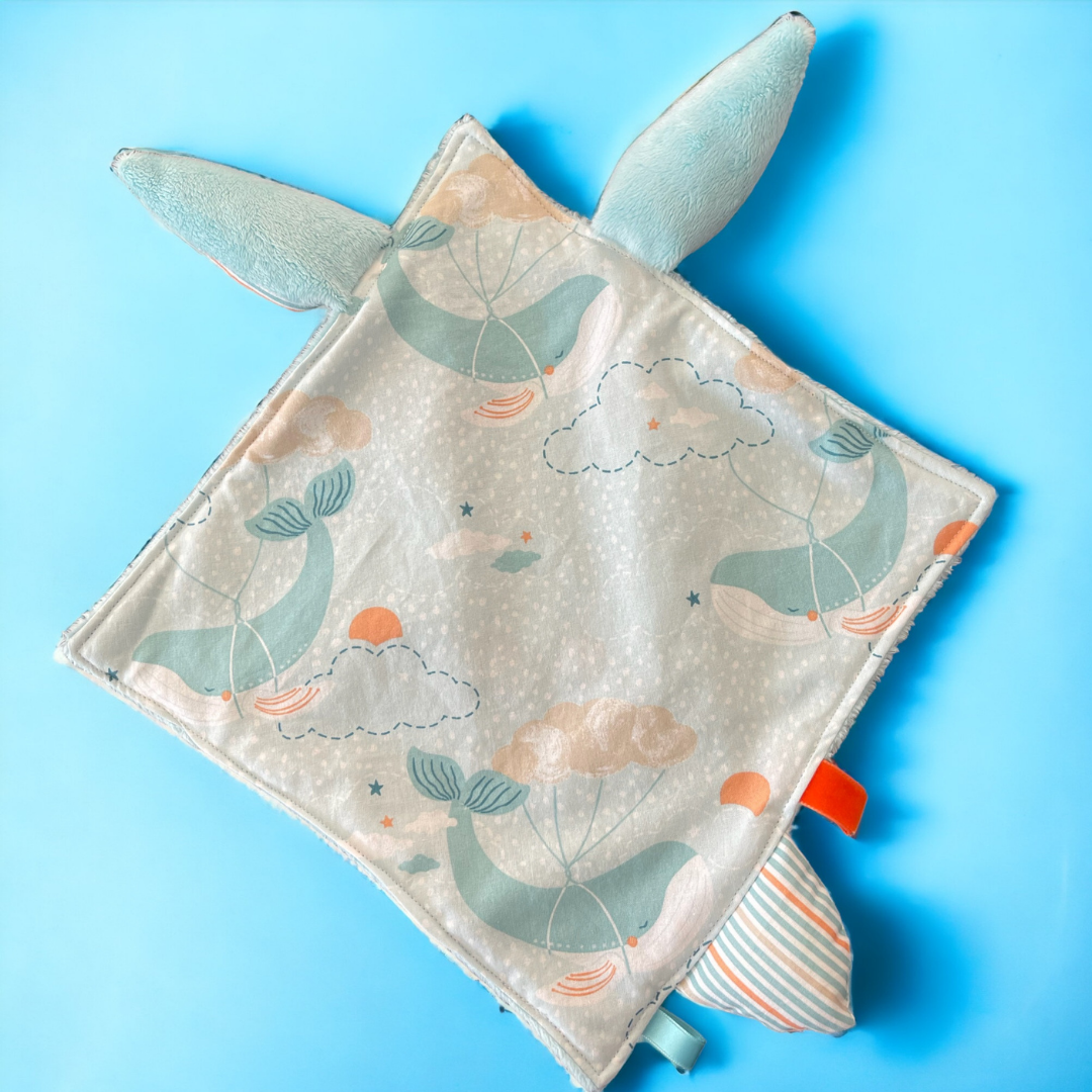 Doudou plat bébé Océan personnalisable – Image 5