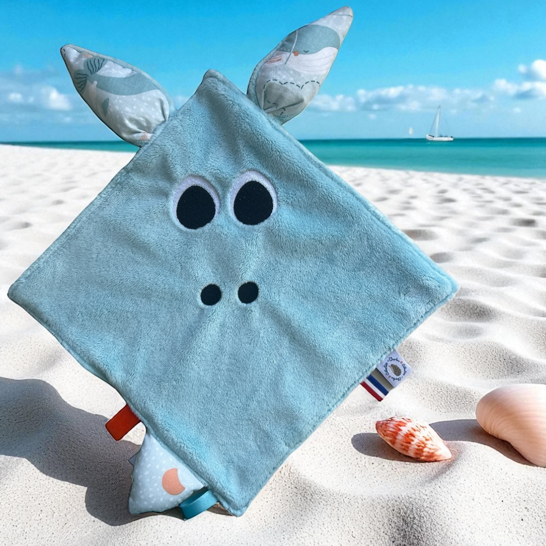Doudou plat bébé Océan personnalisable – Image 4