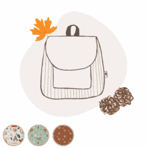 Sac à dos enfant forêt personnalisable