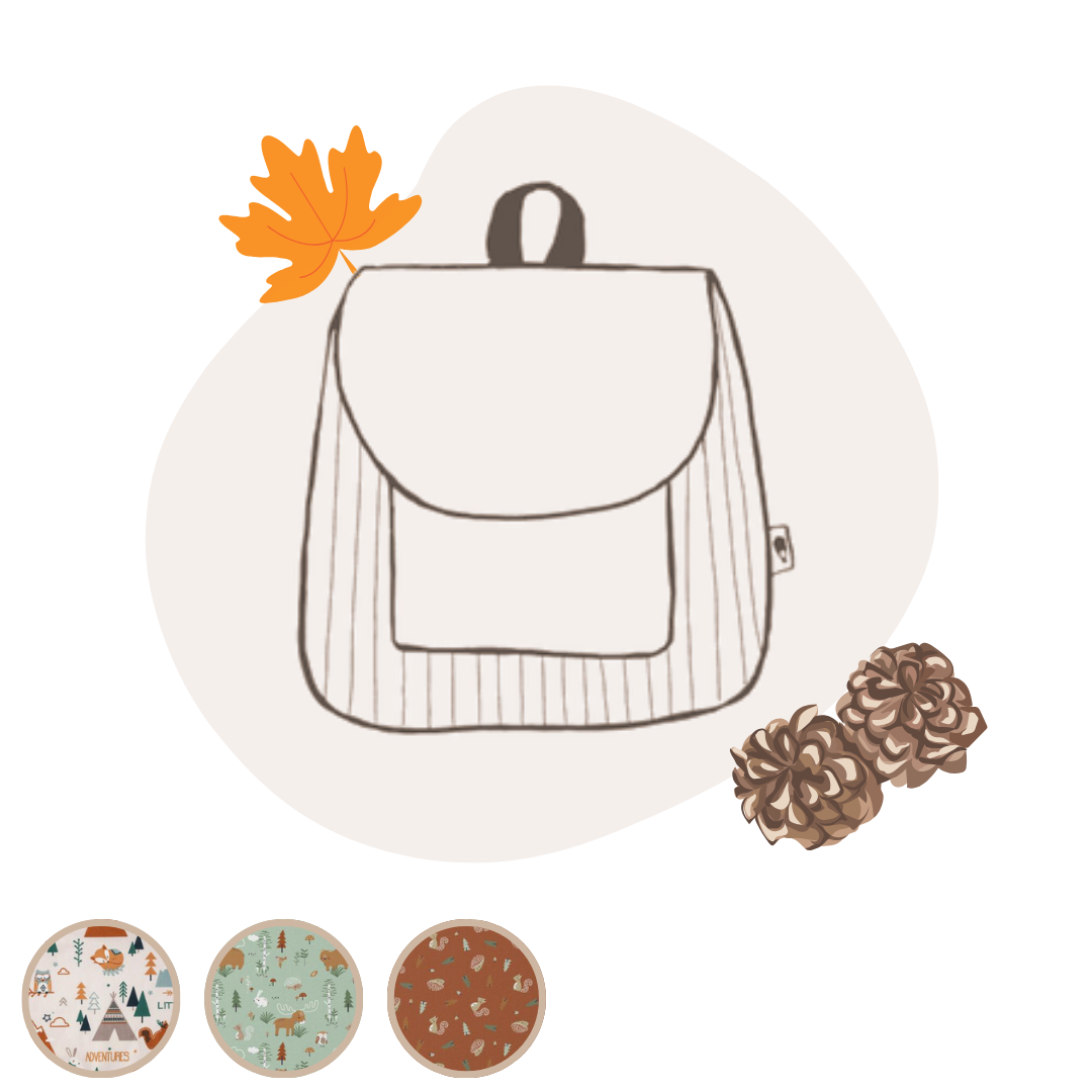 Sac à dos enfant forêt personnalisable