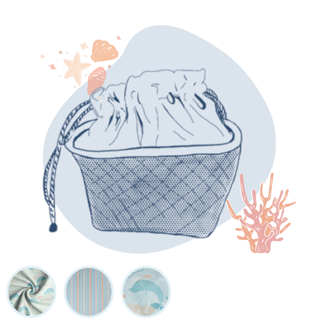 Panier nomade océan personnalisable