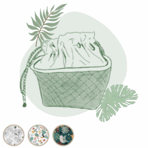 Panier nomade jungle personnalisable
