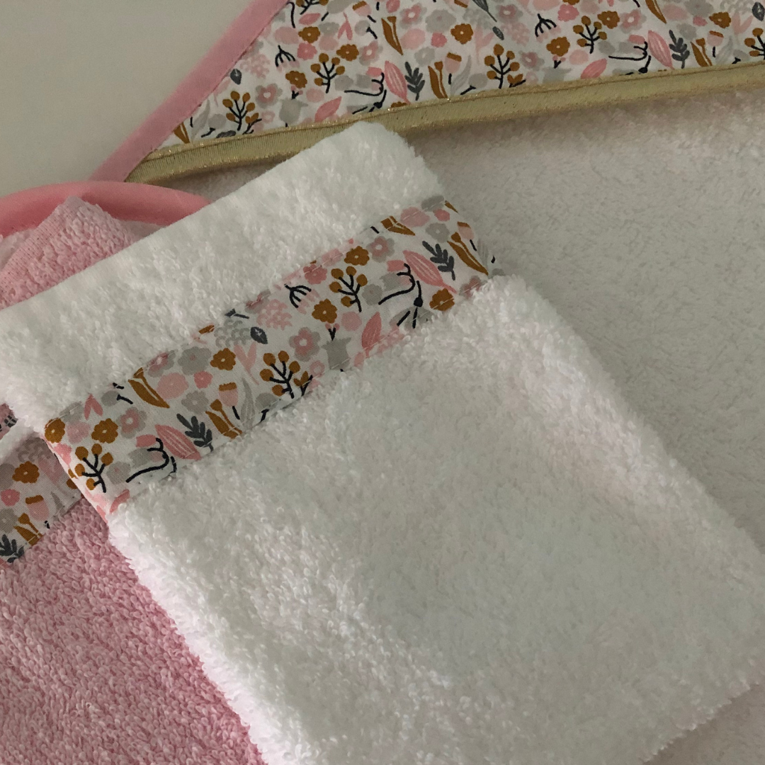 Sortie de bain bébé Liberty personnalisable – Image 4