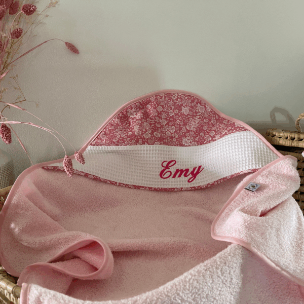 Sortie de bain bébé Liberty personnalisable – Image 5