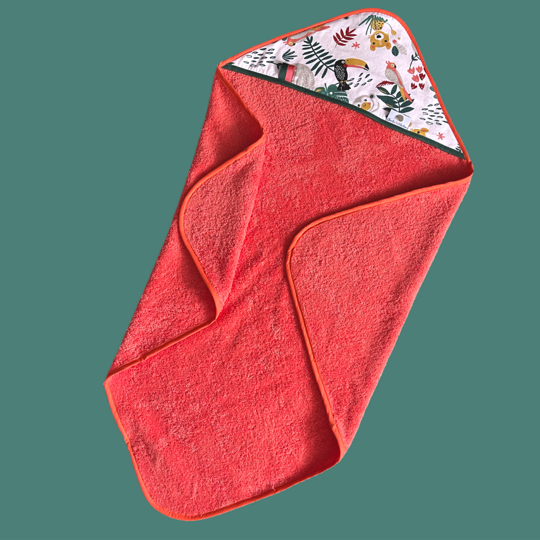 Sortie de bain bébé Jungle personnalisable – Image 4