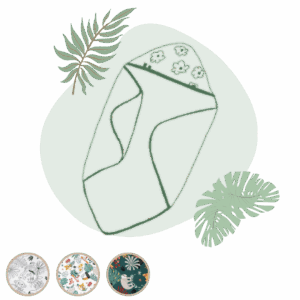 Sortie de bain bébé Jungle personnalisable