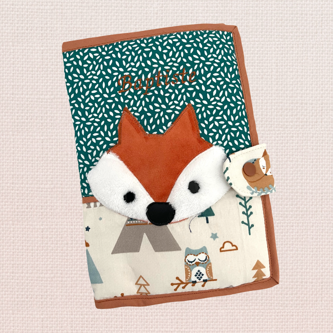 Protège carnet de santé forêt personnalisable – Image 4