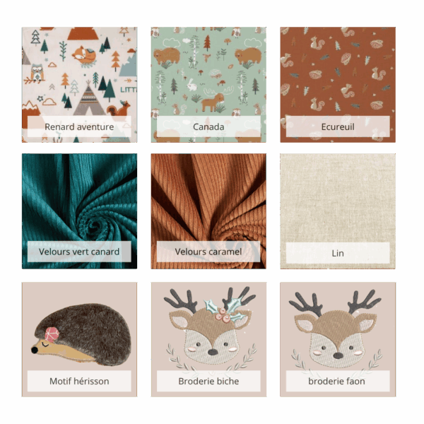 Protège carnet de santé forêt personnalisable – Image 3