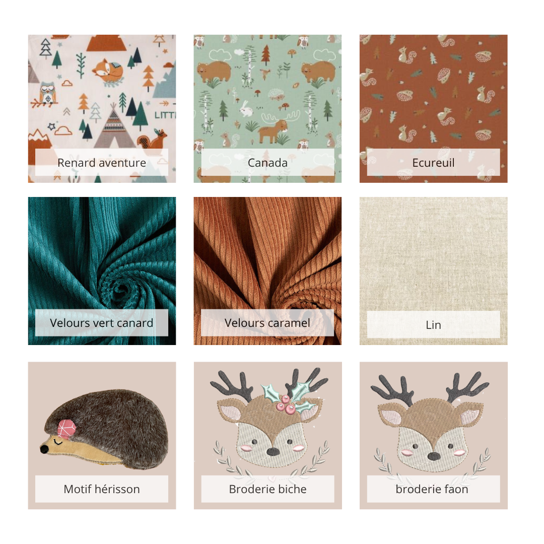 Protège carnet de santé forêt personnalisable – Image 3