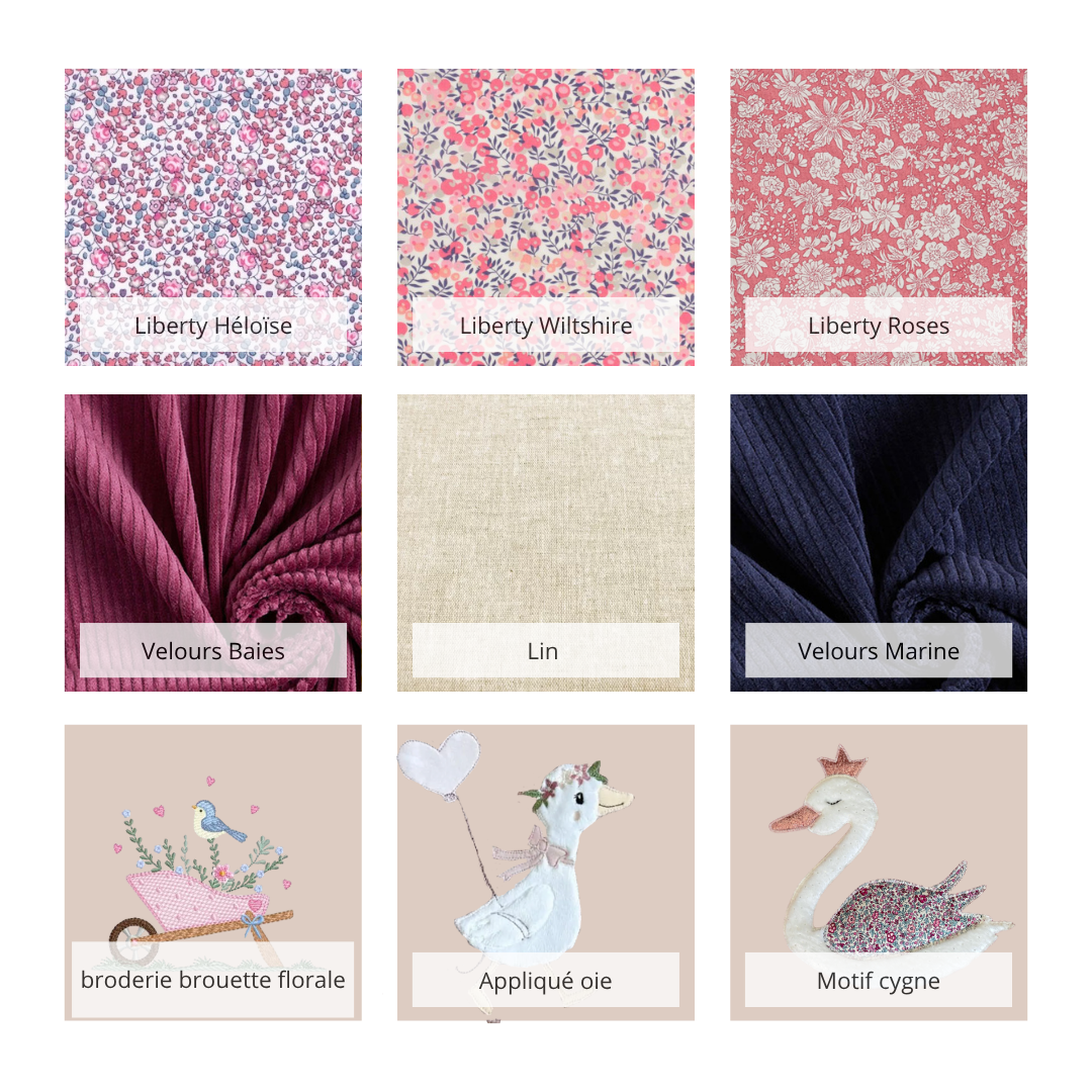 Protège carnet de santé liberty personnalisable – Image 3